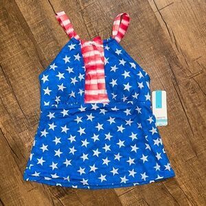 NWT Sunset Tankini Top